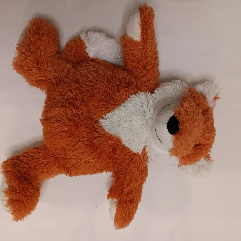 Warmies Fox Plush Stuffed‎ Animal Orange White Microwavable Heatable Toy